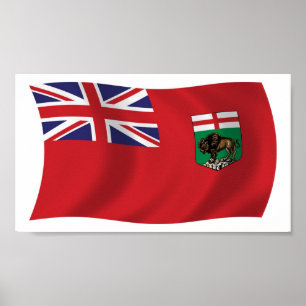 Manitoba Flag Poster Print