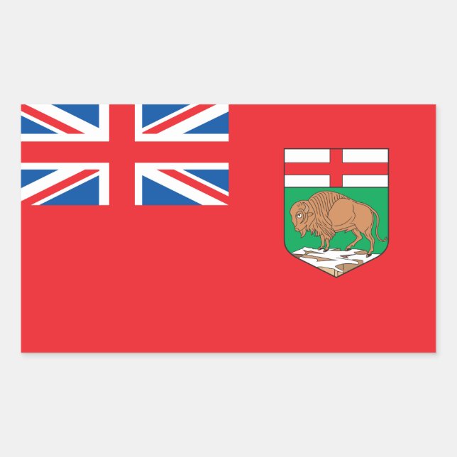 Manitoba flag sticker (Front)