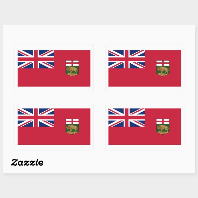 Manitoba Flags Graphic Sticker (Sheet)
