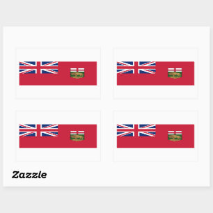 Manitoba Flags Graphic Sticker