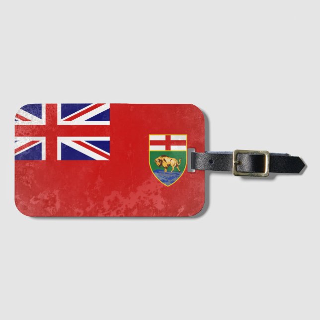 Manitoba Luggage Tag (Front Horizontal)
