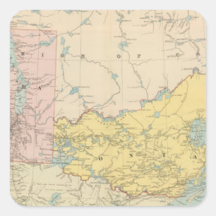Manitoba Square Sticker
