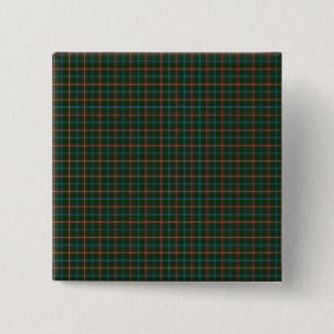 Manitoba tartan 2 inch square button