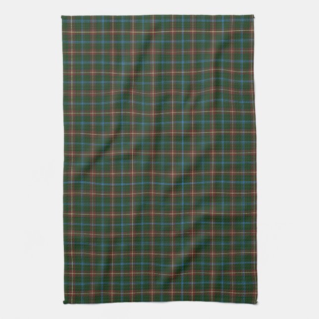 Manitoba tartan kitchen towel (Vertical)