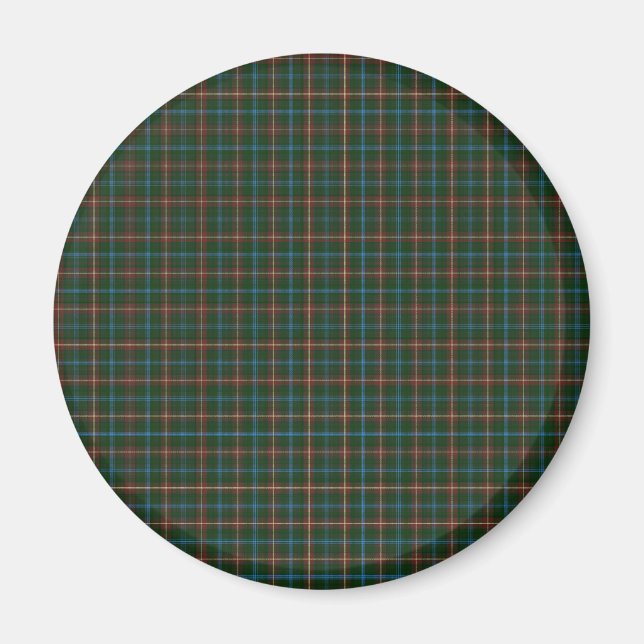 Manitoba tartan magnet (Front)
