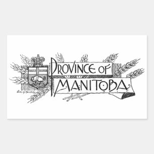 Manitoba Vintage Coat of Arms Sticker