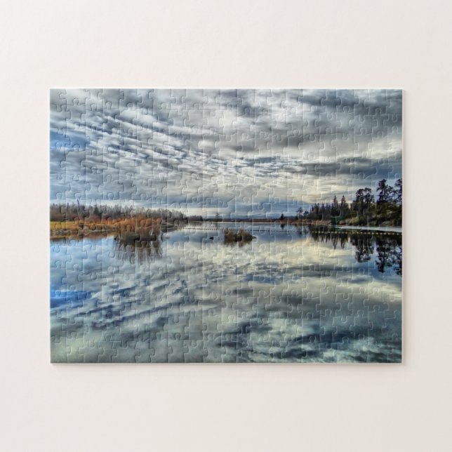 Manitoba Waterways Reflection Puzzle (Horizontal)