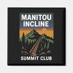 Manitou Incline Summit Club Magnet