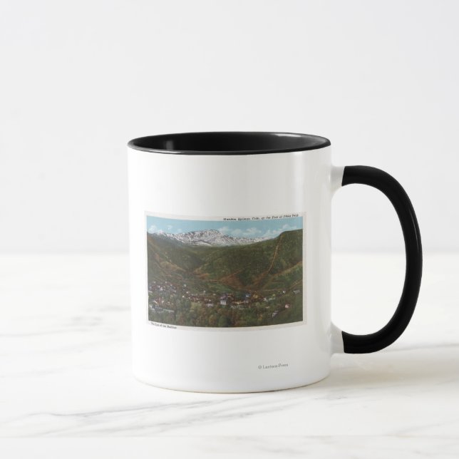 Manitou Springs, CO - The Spa of the Rockies Mug (Right)