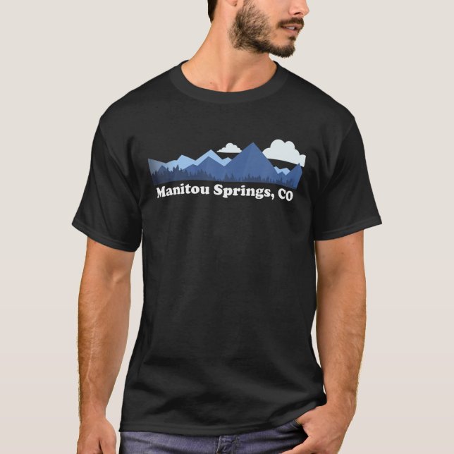 Manitou Springs Colorado Rocky Mountains CO Souven T-Shirt (Front)