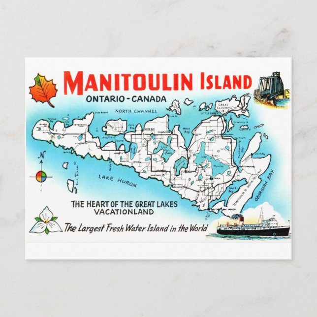 Manitoulin Island Canada  Postcard (Front)