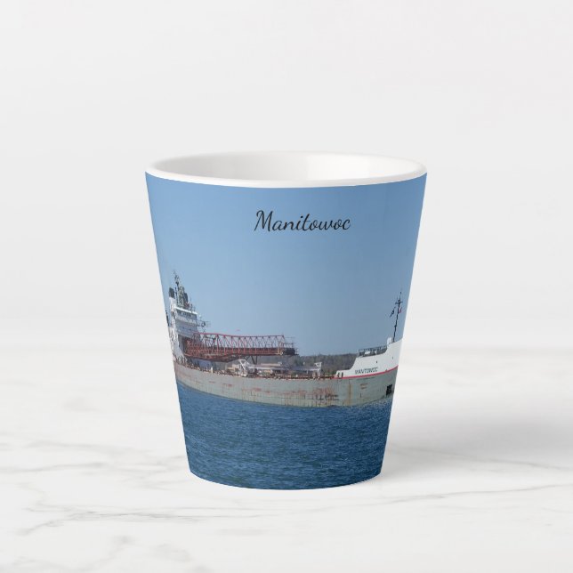 Manitowoc latte mug (Front)