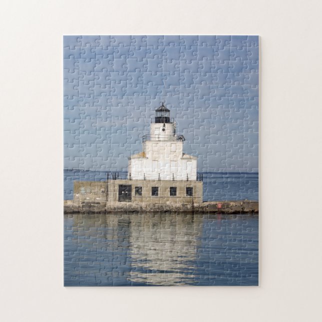 Manitowoc North Breakwater Light Jigsaw Puzzle (Vertical)