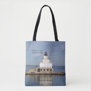 Manitowoc North Breakwater Light sur tout le sac f