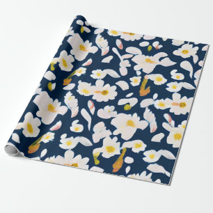 MankDhani Colourful Flowers Pattern Wrapping Paper
