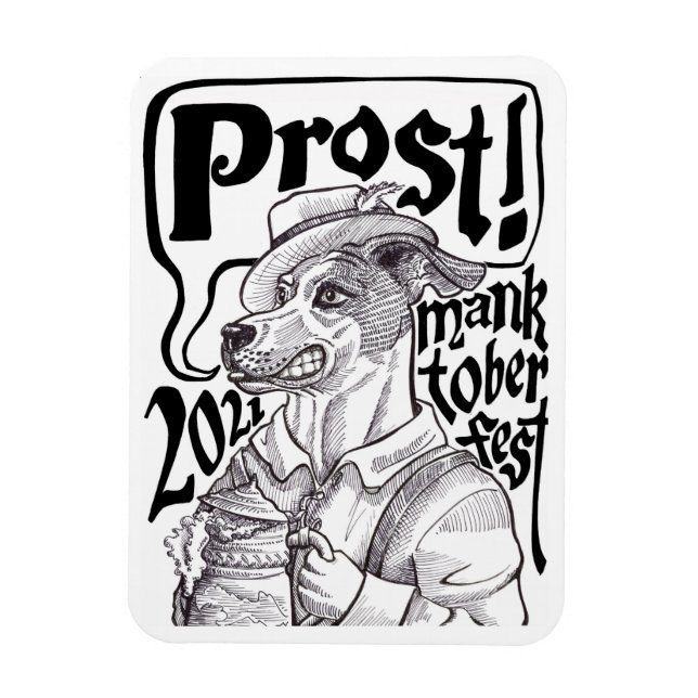 Manktoberfest 21 magnet (Vertical)
