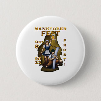 Manktoberfest vector 2 inch round button