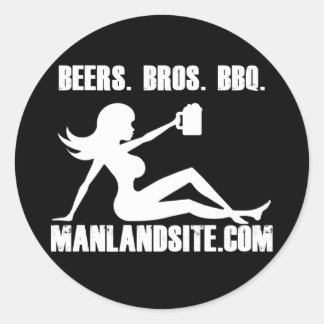 Manland Round Sticker! Classic Round Sticker