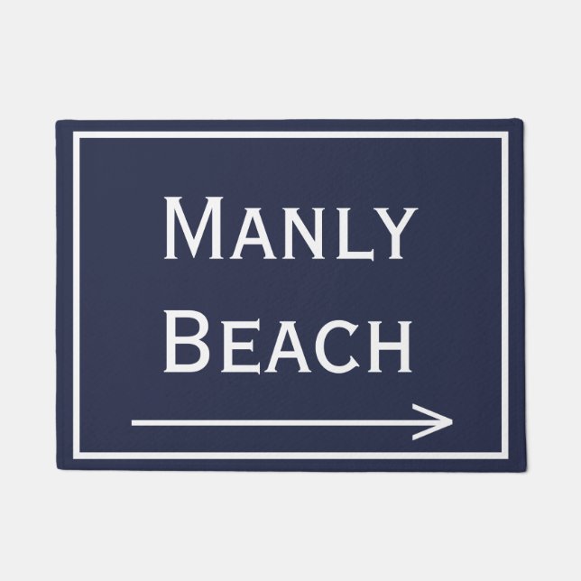 Manly Beach Australia Doormat (Front)