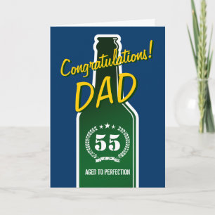 Manly Birthday card for men   Congratulations dad