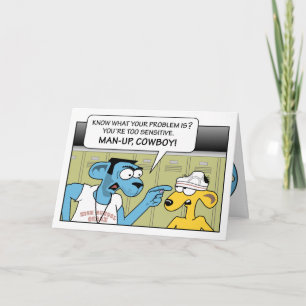 Manly Cowboy 50e carte d'anniversaire