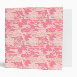 Manly Pink Camo Binder