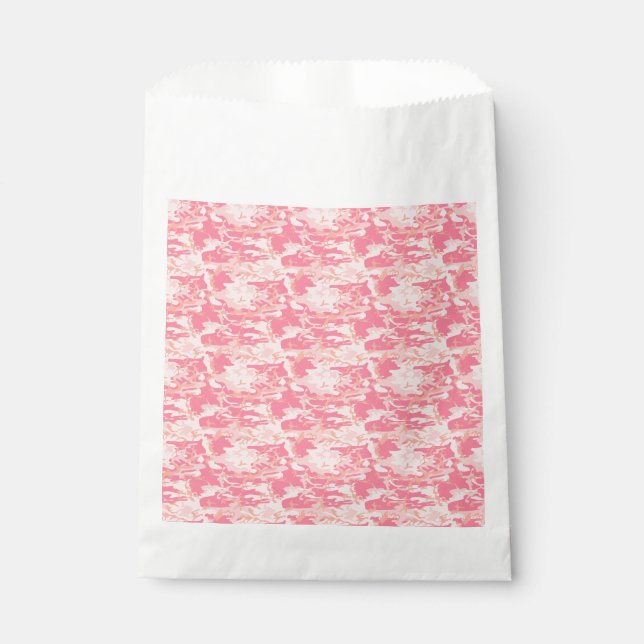 Manly Pink Camo Favour Bag (Front)
