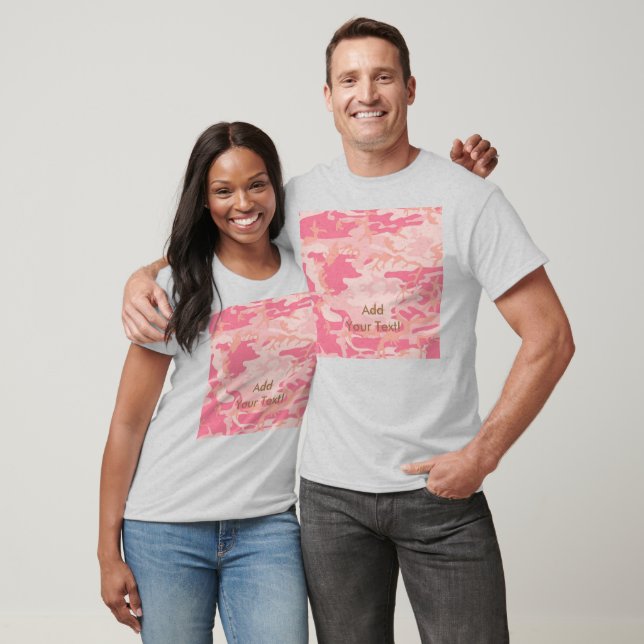 Manly Pink Camo T-Shirt (Unisex)