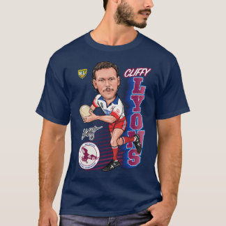 Manly Warringah Sea Eagles Cliff Lyons Cliffy Char T-Shirt