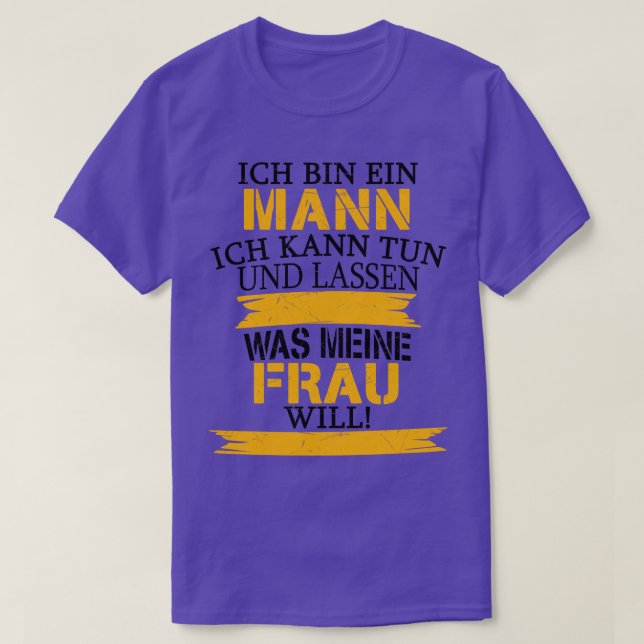 Mann lustige Sprche Ehemann Mnner Geschenke T-Shirt (Design Front)