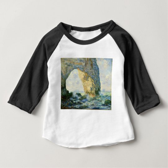 Manneporte, Rock Arch - Étretat (Normandy) - Monet Baby T-Shirt