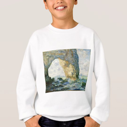 Manneporte, Rock Arch - Étretat (Normandy) - Monet Sweatshirt