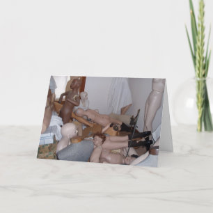 "Mannequin Bedroom" Birthday Card