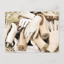 Mannequin hands at the flea market
