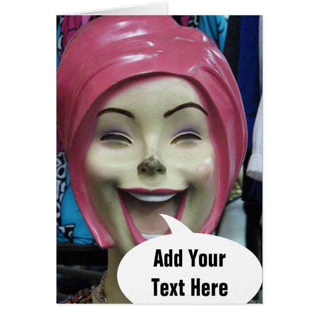 Mannequin Mad Laughing ~ Carte fille de la vallée  (Devant)