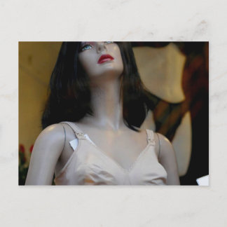 mannequin postcard