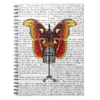 Mannequin Red And Yellow Butterfly
