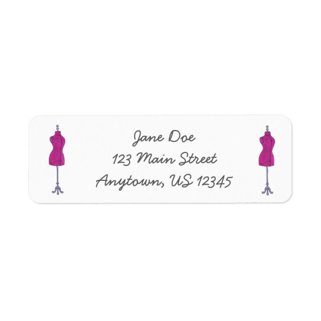 Mannequin rose Fashion Costume Design Dressform (Devant)