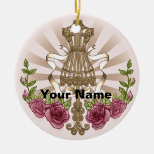 Mannequin Roses ornament