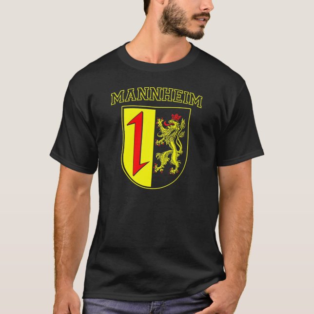 Mannheim (coat of arms) Germany T-Shirt (Front)
