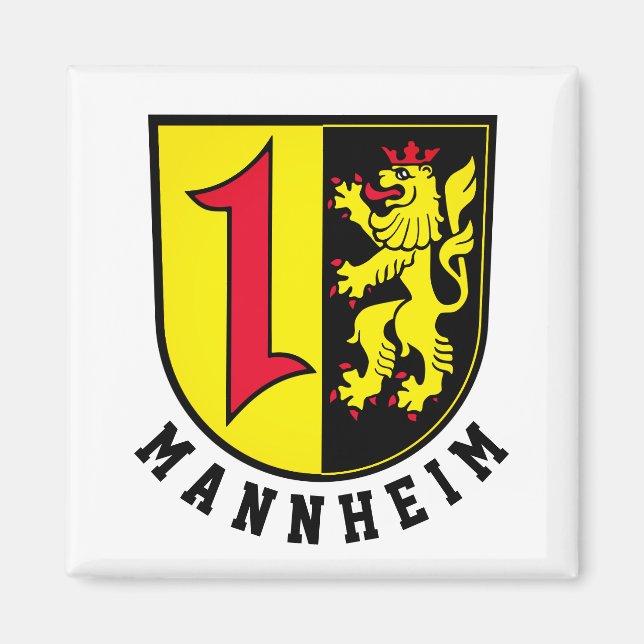 Mannheim coat of Arms Magnet (Front)