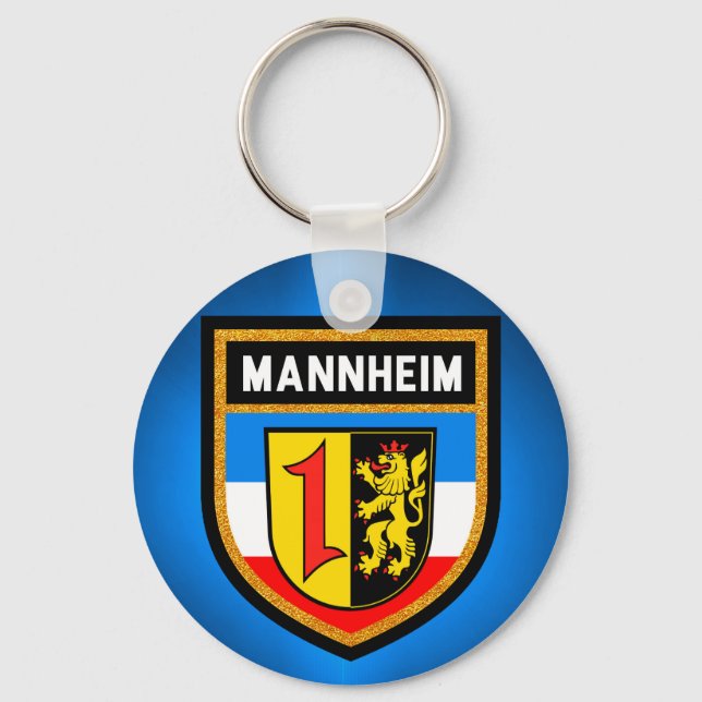 Mannheim Flag Keychain (Front)