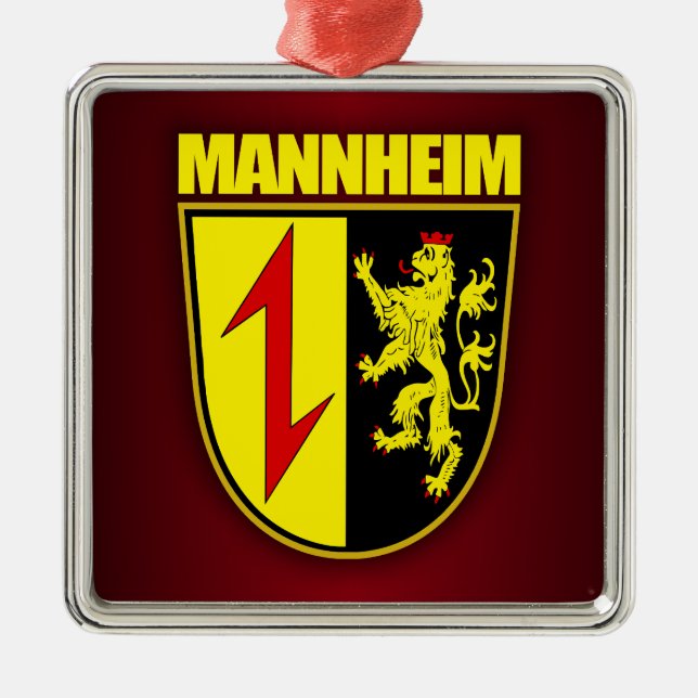 Mannheim Metal Ornament (Front)