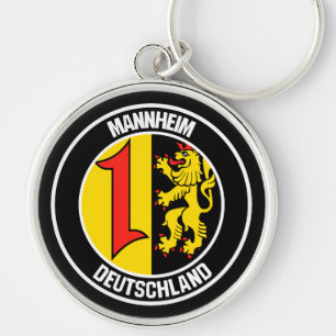 Mannheim Round Emblem Keychain