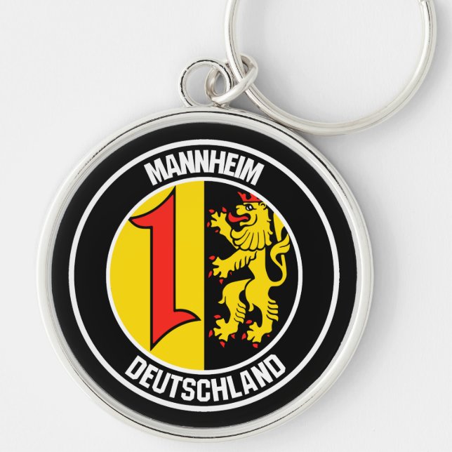 Mannheim Round Emblem Keychain (Front)