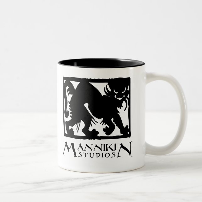 Mannikin Studios logo mug (Right)