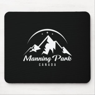 Manning Park Canada Ski Resort Skiing Snowboarding Mouse Pad