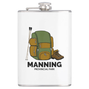 Manning Provincial Park Backpack Hip Flask