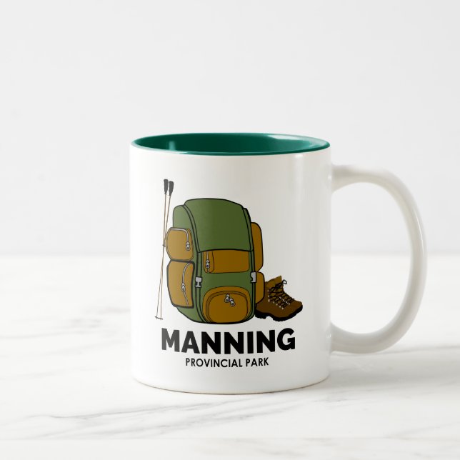 Manning Provincial Park Backpack Two-Tone Coffee Mug (Right)