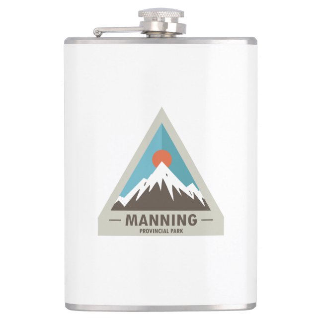 Manning Provincial Park Hip Flask (Front)